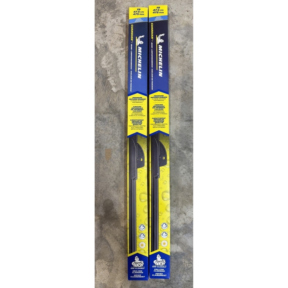 Set Of 2 Michelin Guardian 19" Windshield Wiper Blades